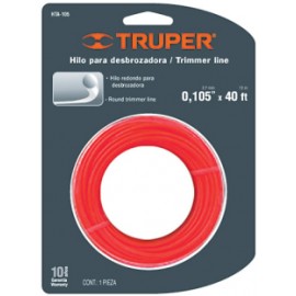 HILO PARA DESBROZADORA TRUPER PROFESIONAL (0.105" X 40') (HTA-105) (17629)