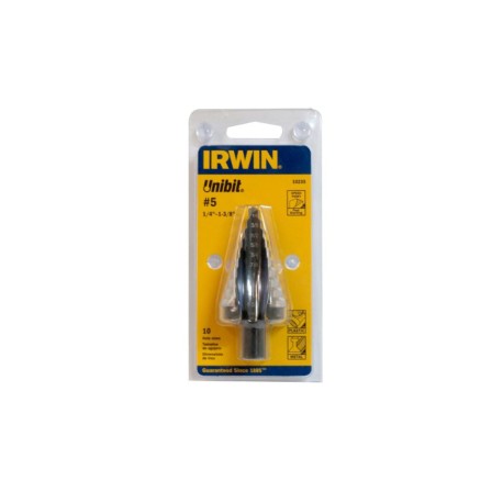 BROCA IRWIN ESCALONADA 5 - 10 DE 1/4" A 1-3/8" (10235)